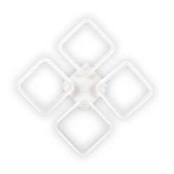 plafoniera sonne led 110w 3cct cu telecomanda, alb, erste