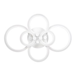 plafoniera europe led 140w 3cct cu telecomanda, alb, erste