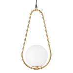 pendul nuli 1xe14 40w 1.5m, auriu, erste