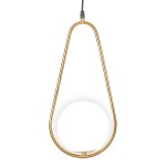 pendul nuli 1xe14 40w 1.5m, auriu, erste