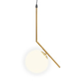 pendul nala 1xe14 40w 1.5m, auriu, erste