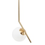 pendul nala 1xe14 40w 1.5m, auriu, erste