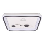 plafoniera amy led 68w 40cm 3000-6000k, erste