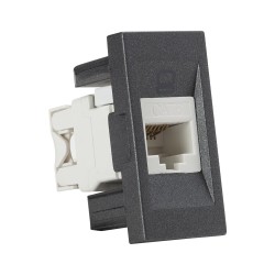 moda voice, priza utp cat6e 1m, antracit mat, elbi