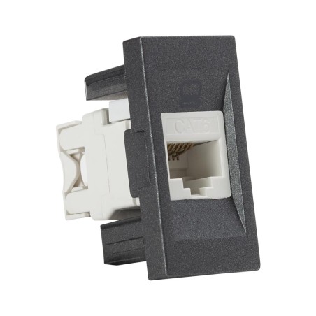 moda voice, priza utp cat6e 1m, antracit mat, elbi