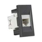 moda voice, priza utp cat6e 1m, antracit mat, elbi