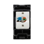 moda voice, priza utp cat6e 1m, antracit mat, elbi