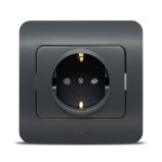 jazz priza cp proitectie copii, antracit, elbi