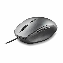 mouse optic cu fir ngs moth gray, 1600dpi, silent click, adaptor usb-c, gri