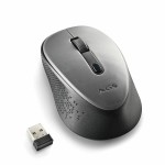mouse wireless ngs dew gray, 1600dpi, silent click, gri
