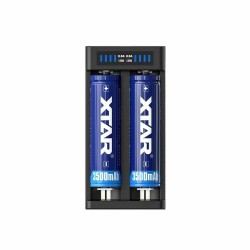 incarcator acumulatori li-ion, 2 canale, mc2 plus xtar