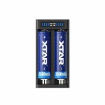 incarcator acumulatori li-ion, 2 canale, mc2 plus xtar