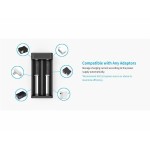 incarcator acumulatori li-ion, 2 canale, mc2 plus xtar