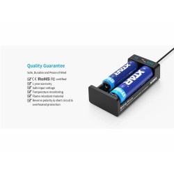 incarcator acumulatori li-ion, 2 canale, mc2 plus xtar