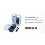 incarcator acumulatori li-ion, 2 canale, afisaj lcd, vc2 xtar