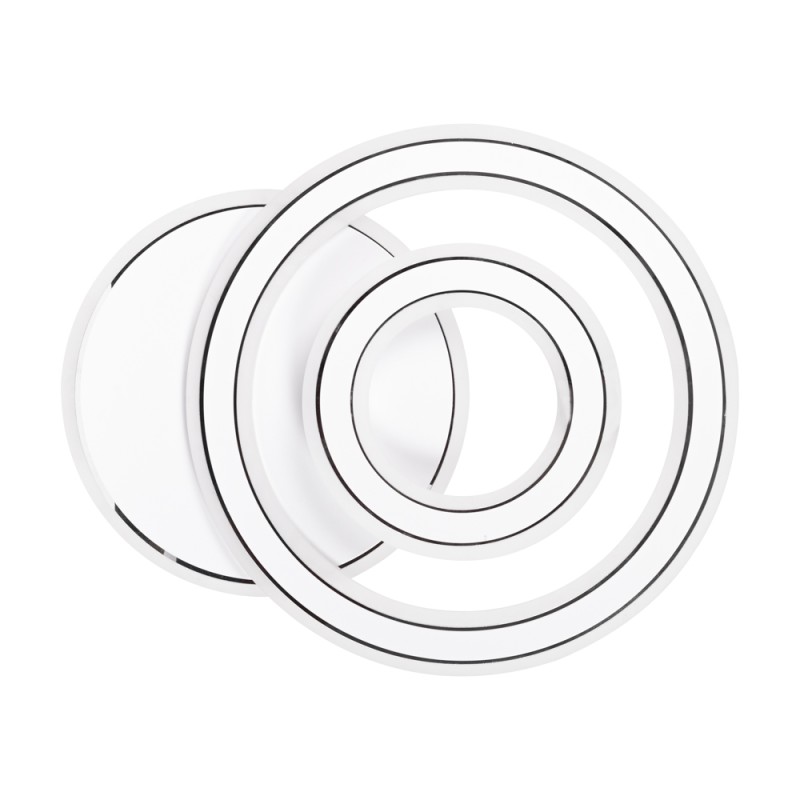 plafoniera alla led 98w 3cct cu telecomanda, alb, erste