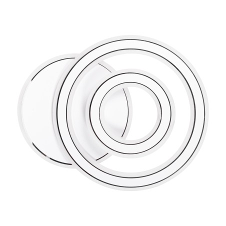 plafoniera alla led 98w 3cct cu telecomanda, alb, erste