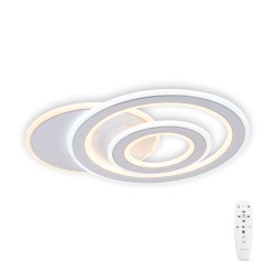 plafoniera alla led 98w 3cct cu telecomanda, alb, erste