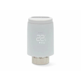 cap termostat smart pentru radiator nedis, 2x aa, lcd, android / ios,  zigbee 3.0