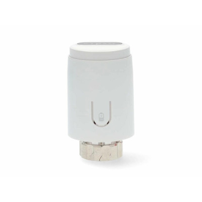 cap termostat smart pentru radiator nedis, 2x aa, lcd, android / ios,  zigbee 3.0