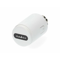 cap termostat smart pentru radiator nedis, 2x aa, lcd, android / ios,  zigbee 3.0