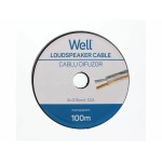 cablu difuzor transparent 2x0.75mmp, 100m, well