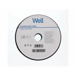 cablu difuzor transparent 2x0.75mmp, 100m, well