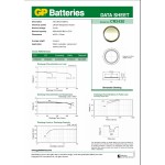 baterie buton litiu gp 3v 24.5x3 5buc/blister