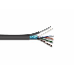 cablu de retea f/utp cu sufa well, cat.5e, 8 fire din cupru 0.50mm, 500m