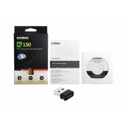 adaptor wireless n150, bluetooth 4.0, negru, ew-7611ulb edimax