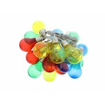 ghirlanda luminoasa decorativa 20 led-uri multicolore cu jocuri de lumini cablu transparent, well