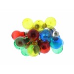 ghirlanda luminoasa decorativa 20 led-uri multicolore cu jocuri de lumini cablu transparent, well