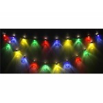 ghirlanda luminoasa decorativa 20 led-uri multicolore cu jocuri de lumini cablu transparent, well