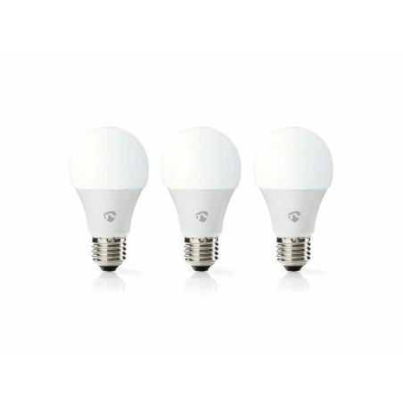 bec led smart wifi nedis, e27, 9w, 806lm, 2700k-6500k, set 3 bucati