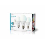 bec led smart wifi nedis, e27, 9w, 806lm, 2700k-6500k, set 3 bucati bec led smart wifi nedis, e27, 9w, 806lm, 2700k-6500k, set 3 bucati