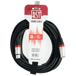 cablu profesional xlr tata - xlr mama 10m