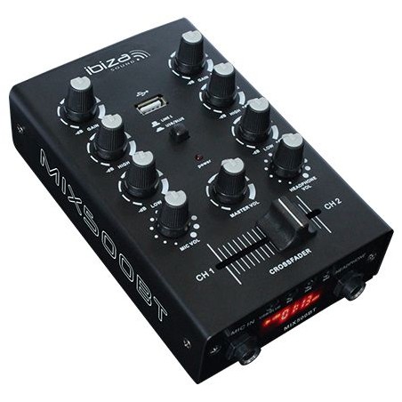 mixer 2 canale cu bluetooth si usb