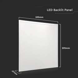 panou led 36w 120lm/w incorporabil 6400k alb rece