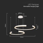 candelabru led dimabil 50w 4000k 110x80x120cm - alb candelabru led dimabil 50w 4000k 110x80x120cm - alb