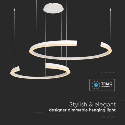 candelabru led dimabil 50w 4000k 110x80x120cm - alb