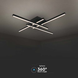 candelabru led dimabil 38w 3000k 85x85x10.5cm - negru