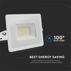 reflector led smd 30w 4000k ip65 - alb