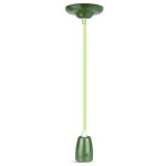 pendul tavan portelan soclu e27 - verde pendul tavan portelan soclu e27 - verde