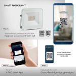 reflector led smart rgb + alb 20w ip65 - alb reflector led smart rgb + alb 20w ip65 - alb