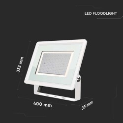 reflector led smd 200w 4000k ip65 - alb
