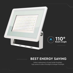 reflector led smd 200w 4000k ip65 - alb