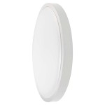 plafoniera led 30w ip44 6500k alb rece - alb