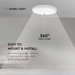 plafoniera led 30w ip44 6500k alb rece - alb