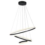 candelabru led 32w 3000k 60x40x100cm - negru
