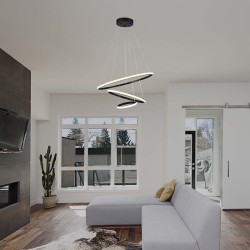 candelabru led 32w 3000k 60x40x100cm - negru
